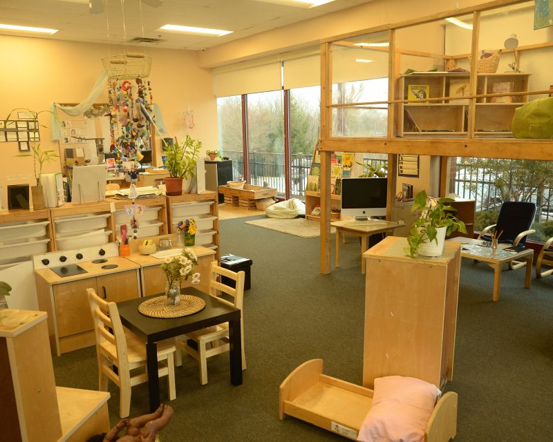 classroom at young school